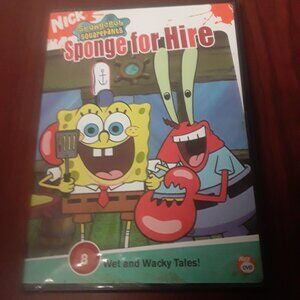 SpongeBob SquarePants: Sponge for Hire Nickelodeon DVD 2004 Works